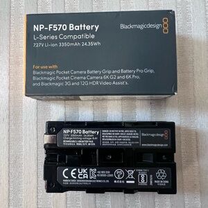 NP-F570 Battery for Blackmagic and Sony
